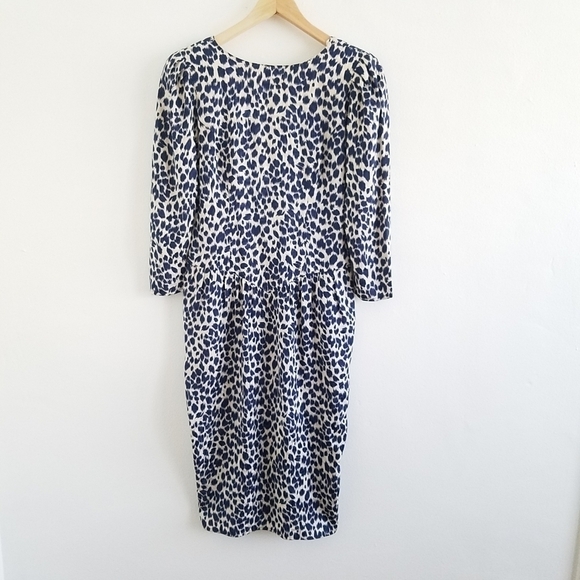 Vintage Silks by ST Gillian Pleated Dress Size 2 - Picture 1 of 10